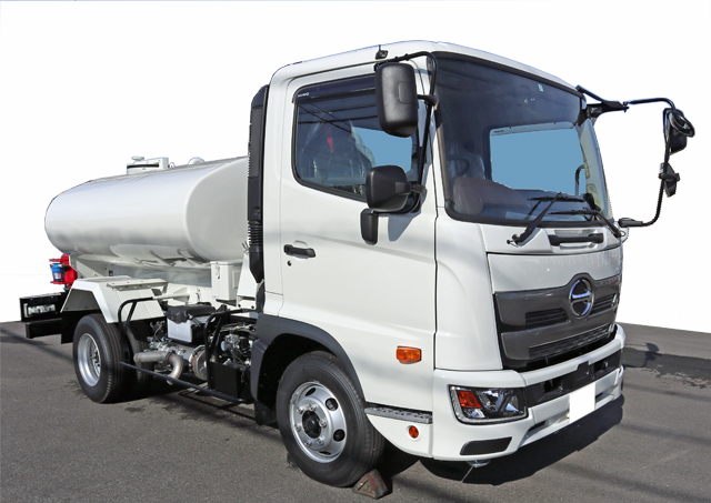 散水車　日野レンジャー　極東