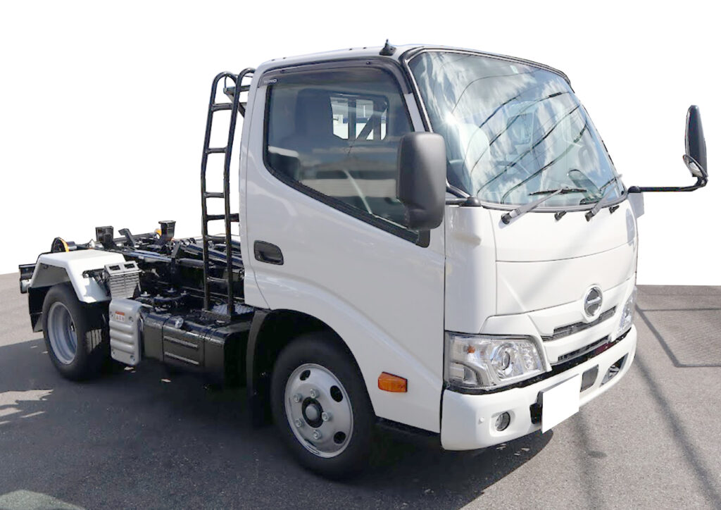 ３ｔ　アームロール　日野デュトロ　新明和