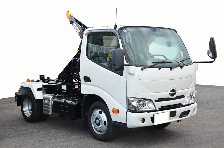 日野ディトロ　極東フックロール　３ｔ